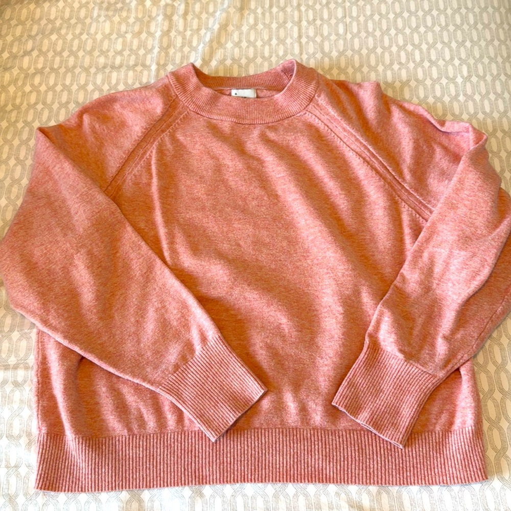 Peach Cropped Sweater